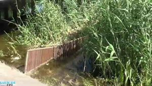 Дамбы на Кубанских реках. Решетка на Сухой Челбаске