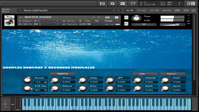 WATER PIANO FREE PARA KONTAKT 6 2 2