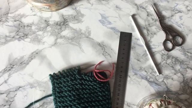 Простая повязка спицами мастер класс