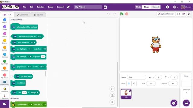 How to Program Arduino Board with PictoBlox (Scratch Based Programming Software) | Ep: 01