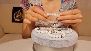 Сахарный кварц. Браслет. Свойства.