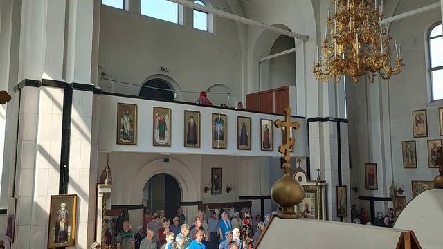 Хор собора преподобного Серафима Саровского г.Зеленогорск. Видеозапись Богослужения.