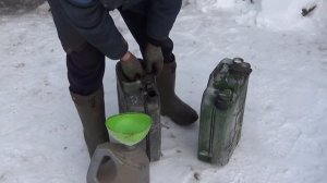 Как Замерзла солярка в - 27.