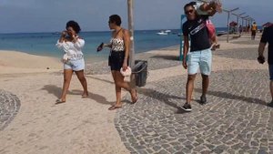 Кабо Верде Остров Сал Cabo Verde Salt Island Santa Maria Санта Мария Часть 4