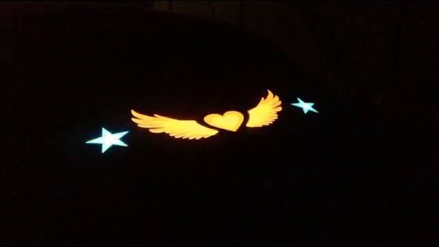 Эквалайзер на заднее стекло Крылатое Сердце 90cm*25cm смотреть онлайн