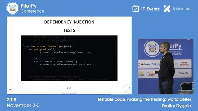 [RUS] Dmitry Dygalo: "Testable code: making the (testing) world better" / #PiterPy