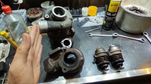 Ещё одна причина недодува турбин к14 и к16. Подготавливаю себе к16.