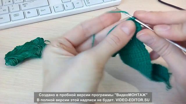 крокодил крючком часть 1// амигуруми// игрушка смотреть онлайн