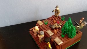 Лего самоделка русские окопы