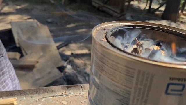 Пиролизная печка из жестяных банок смотреть онлайн