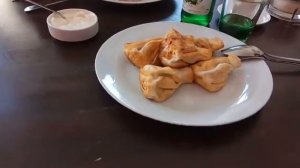 Хинкальный завтрак в Мон Кафе (Гагра)