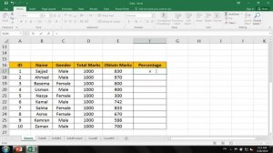 Microsoft Excel Tutorial in Pashto Average, AverageIF, AverageIFs, Rank Function Part 29