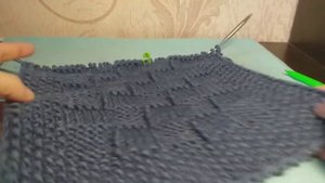 ШАРФ ДЛЯ МУЖА спицами,двусторонний узор быстро, красиво, легко Men's Scarf knitting