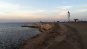 Межводное 2013. Маяк, закат.