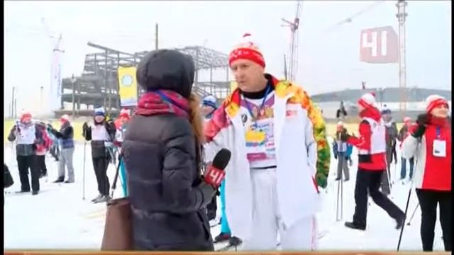Антошин Шипулин первым финишировал на «Лыжне России»