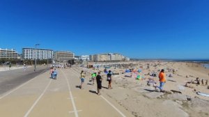 [4K] Costa da Caparica Beach | Almada ?? | Beach Walk ??Part 4
