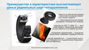 6204 2Z VA201 Однорядные радиальные шарикоподшипники для высоких температур