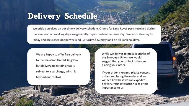 Land Rover Parts: Extending the life of the Land Rover with genuine parts смотреть онлайн