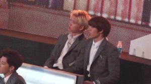 2015mbc가요대제전  infinite woohyun dongwoo reaction to 4minute