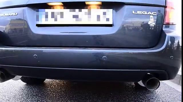 Subaru Legacy H6 WM Sport Exhaust смотреть онлайн