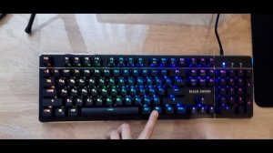 Обзор клавиатуры Black Sword RGB