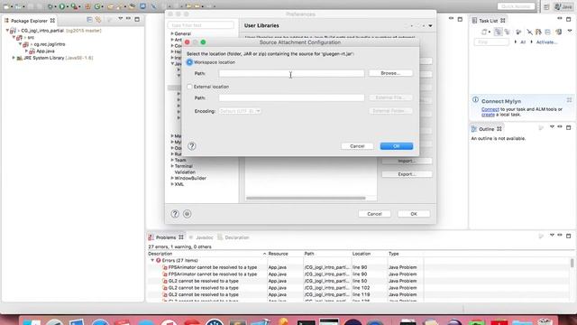 JOGL Setup in Eclipse смотреть онлайн
