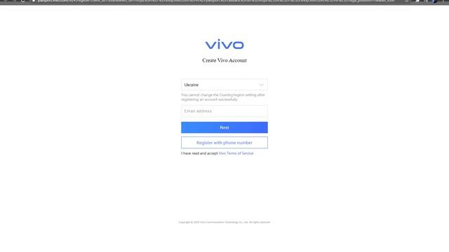 Как зарегистрировать учётную запись vivo без номера(DLC)