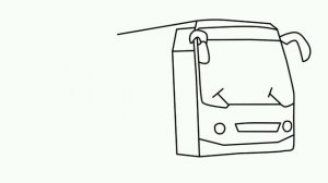 How to draw a Bus step by step easily