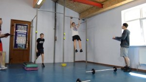 CrossFit-заруба в Феодосии 15.04.2018. Юноши 13-14л. 2 задание