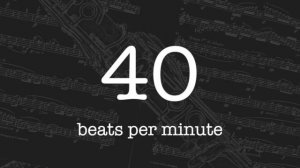 Metronome 40 BPM