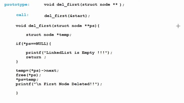 Deleting First Node in Linked List | Lecture - 13|  Data Structures | The Coding Bytes