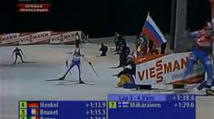 биатлон кубок мира 2007-2008 7 этап пхенчхан гонка преследования женщины