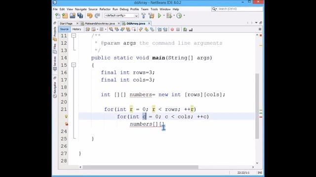 JAVA PROGRAMMING TUTORIAL 38 JAVA DOUBLE DIMENSIONAL ARRAY INTRODUCTION WITH EXAMPLE IN HINDI смотреть онлайн