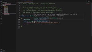 Java Practice Examples - Module 4-8 Overriding a Method