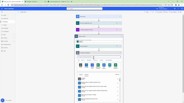 How to merge documents using Power Automate смотреть онлайн