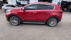 Пороги для Kia Sportage.Тюнинг 444.