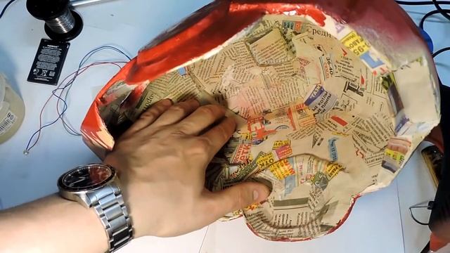 Шлем железного человека из попьемоше, поделка. смотреть онлайн