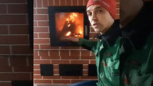 Как топить кирпичную печь.