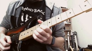 Another Brick In The Wall solo but F Lydian scale (Fender Player Stratocaster)