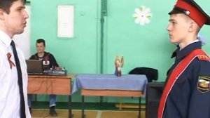 Передача Знамени Победы в школе №9