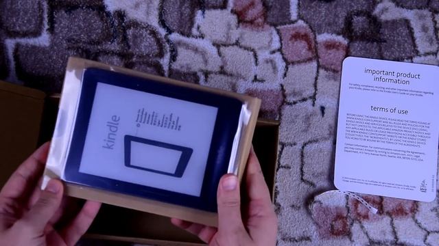 Доставка посылки с Amazon. Распаковка Kindle Voyage