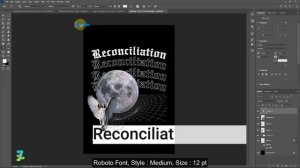 Reconciliation Aesthetic Streetwear Design - Tutorial Photoshop CC 2022