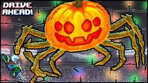 МЕГА БОСС ОТМОРОЖЕННАЯ ТЫКВА в игре Drive Ahead БЕЗУМНАЯ БИТВА ТАЧЕК игра про машинки Драйв Ахед