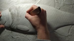 ЛЕПКА рыбы своими руками, барельеф