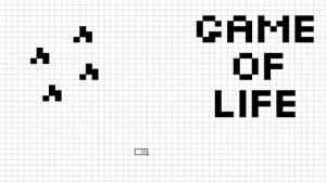 Game of life,  Игра Жизнь - 4 Планера (glider)