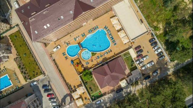 Отель Посейдон у моря Анапа, Россия | обзор отеля, территория смотреть онлайн