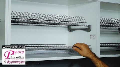 Сушка (сушилка) для посуды 700. Хром. Без рамки.