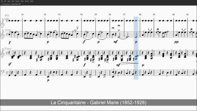 La Cinquantaine - Gabriel Marie - Level 4 Metronome + Piano Accompany смотреть онлайн