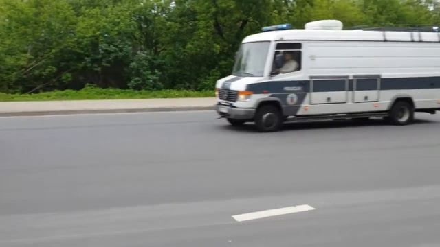 Фестиваль безопасности в Риге, парад полиции