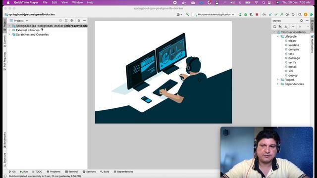 Spring Boot Microservice with Postgres Database Running in Docker Container Tutorial for Beginners смотреть онлайн